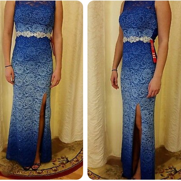 Red lace & glitter gown (5) - Picture 16 of 16